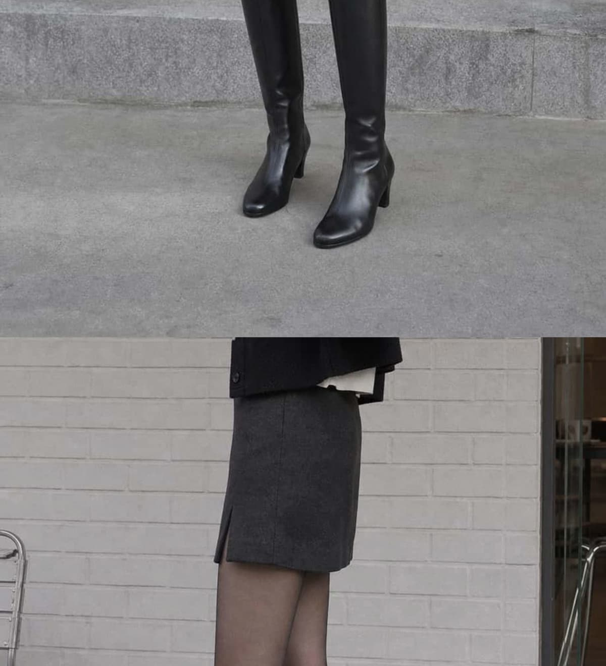 Classic Calf Boots Black 상세