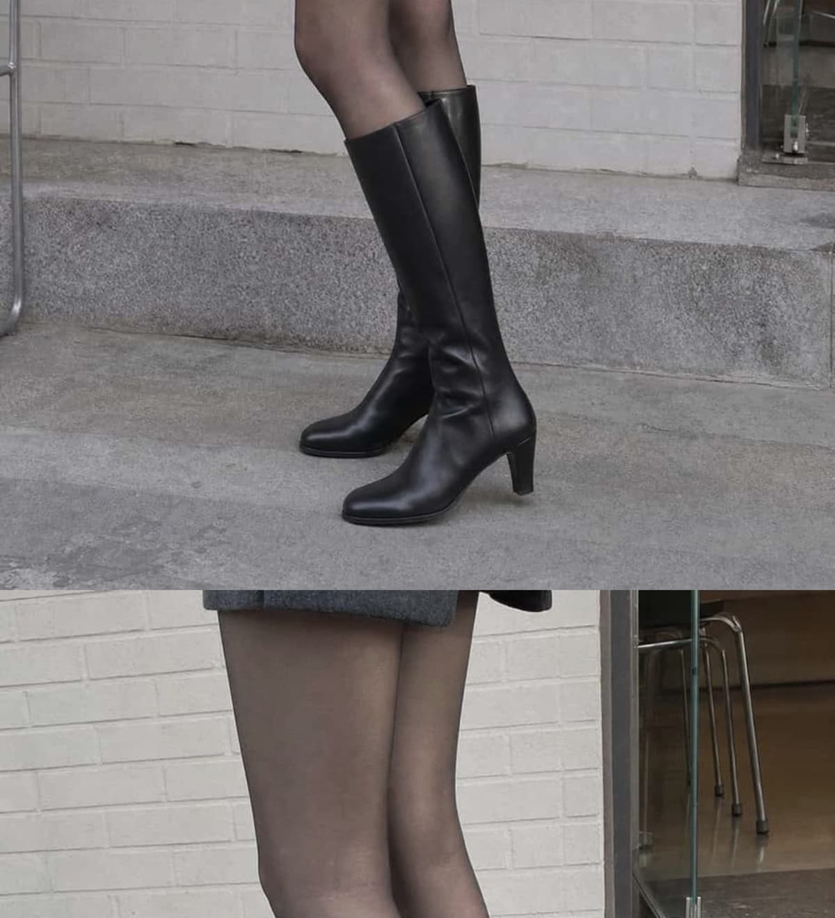 Classic Calf Boots Black 상세