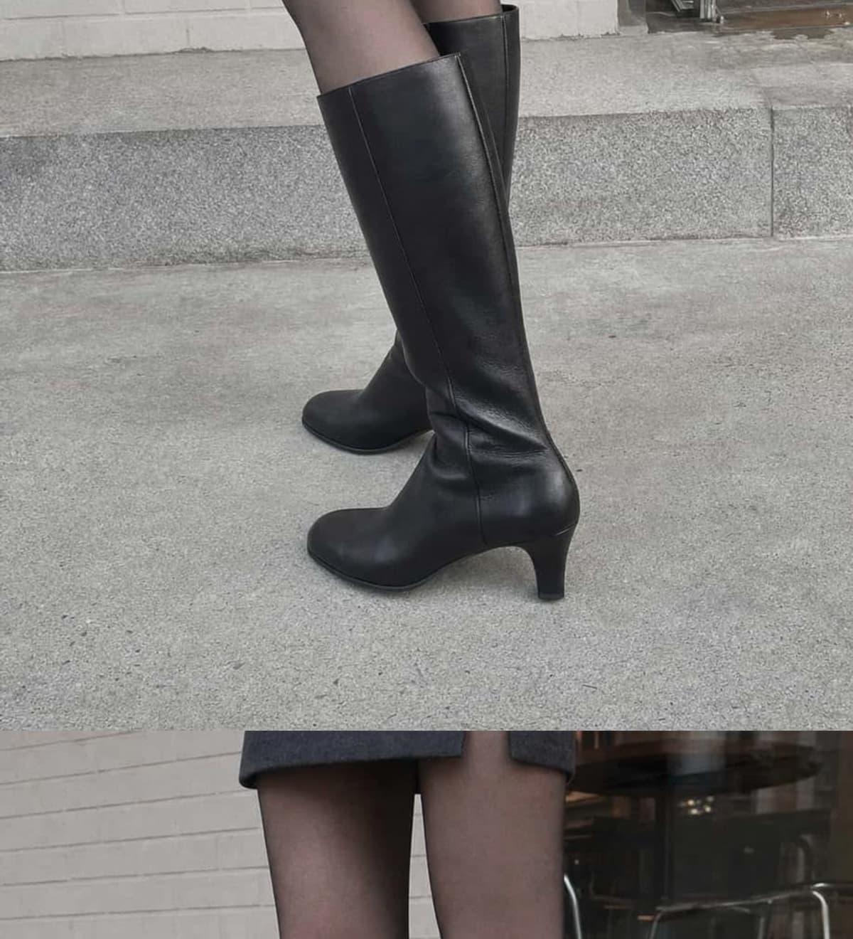 Classic Calf Boots Black 상세