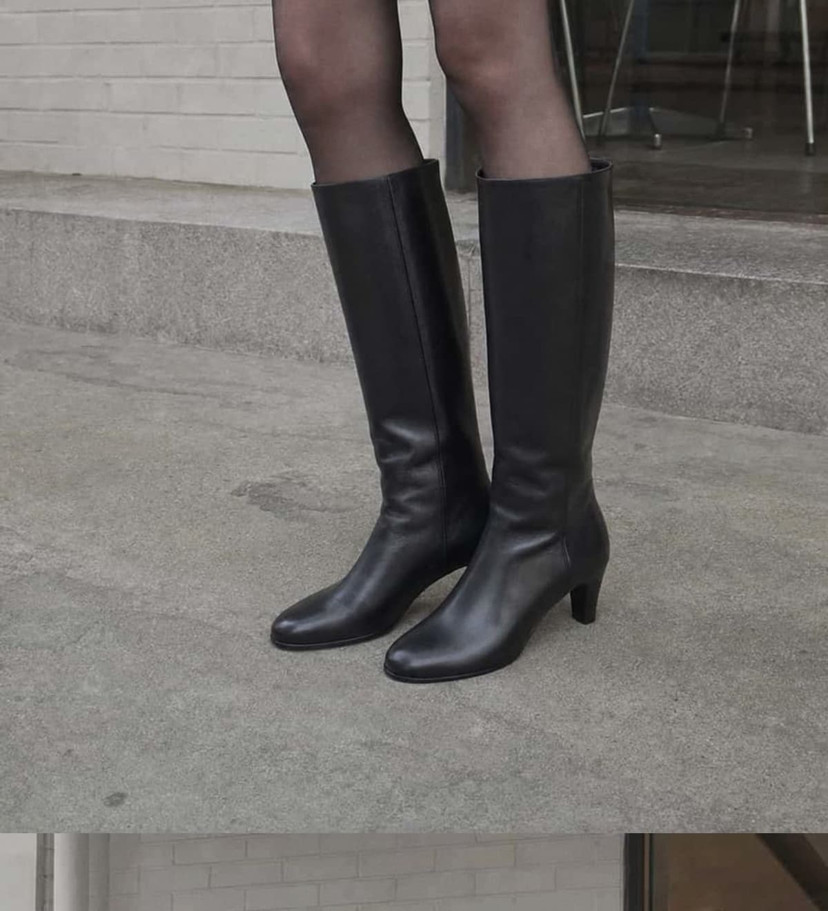 Classic Calf Boots Black 상세