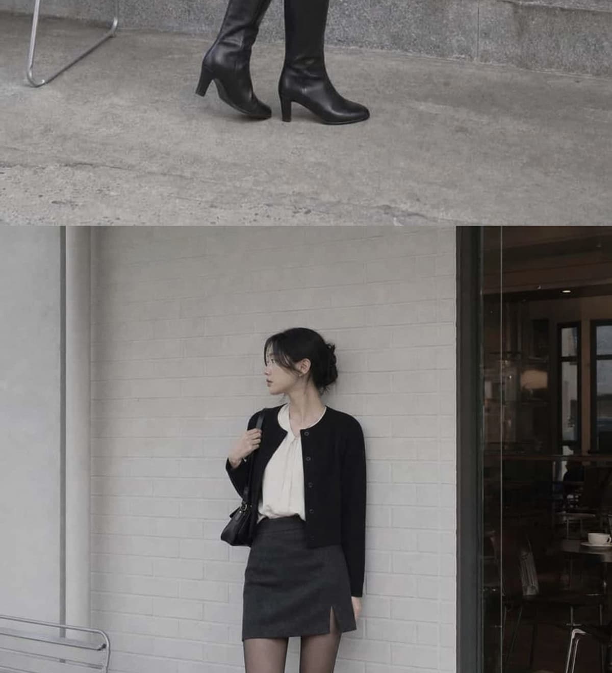 Classic Calf Boots Black 상세