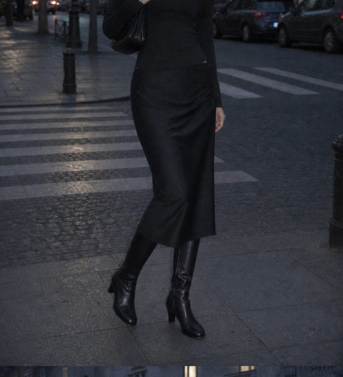 Classic Calf Boots Black 상세