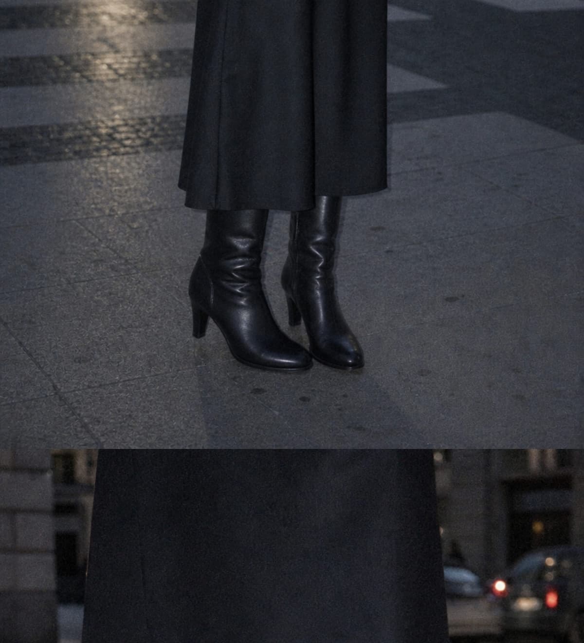 Classic Calf Boots Black 상세