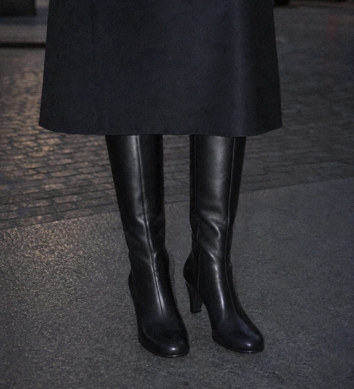 Classic Calf Boots Black 상세
