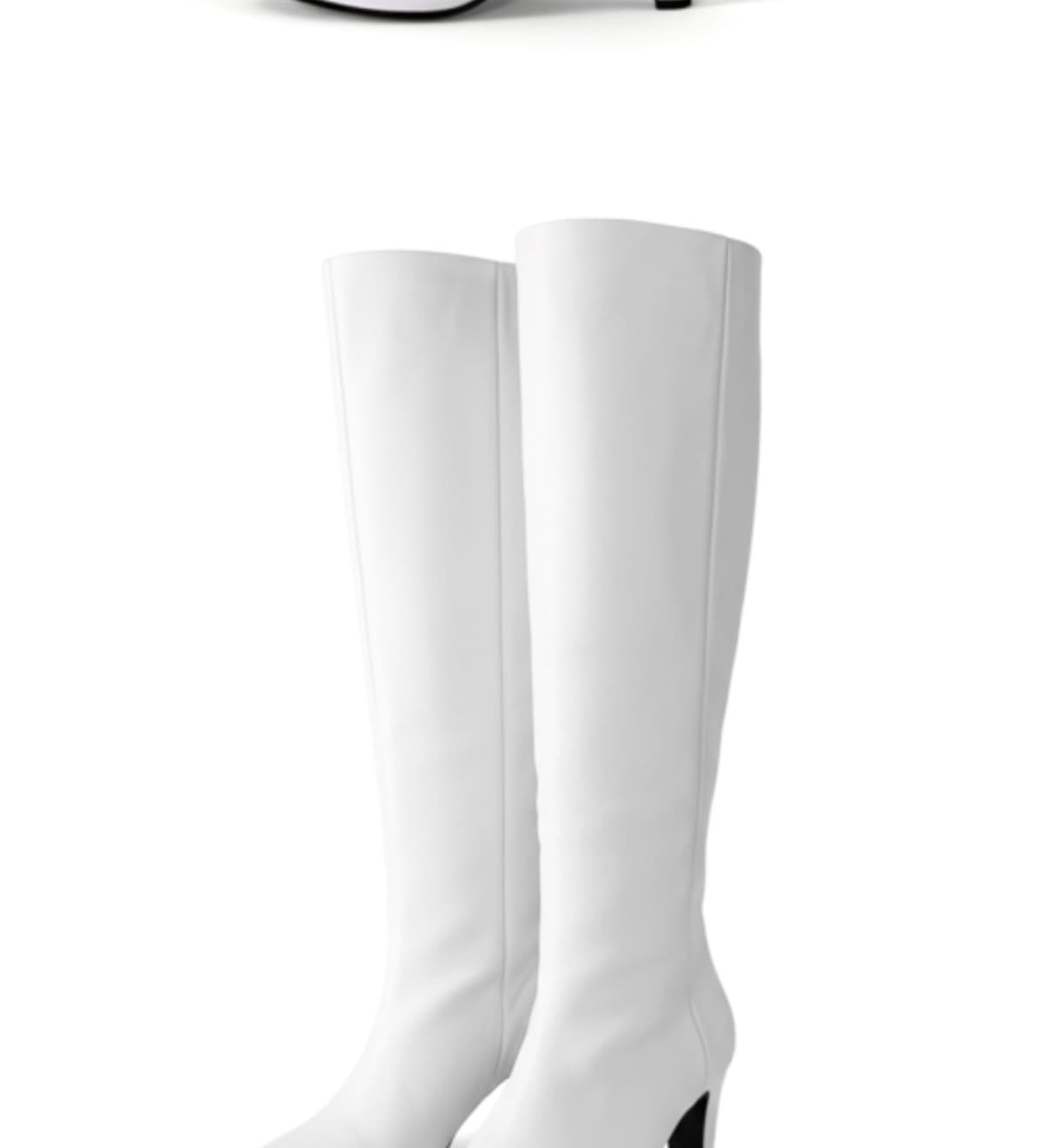 Classic Calf Boots Ivory 상세