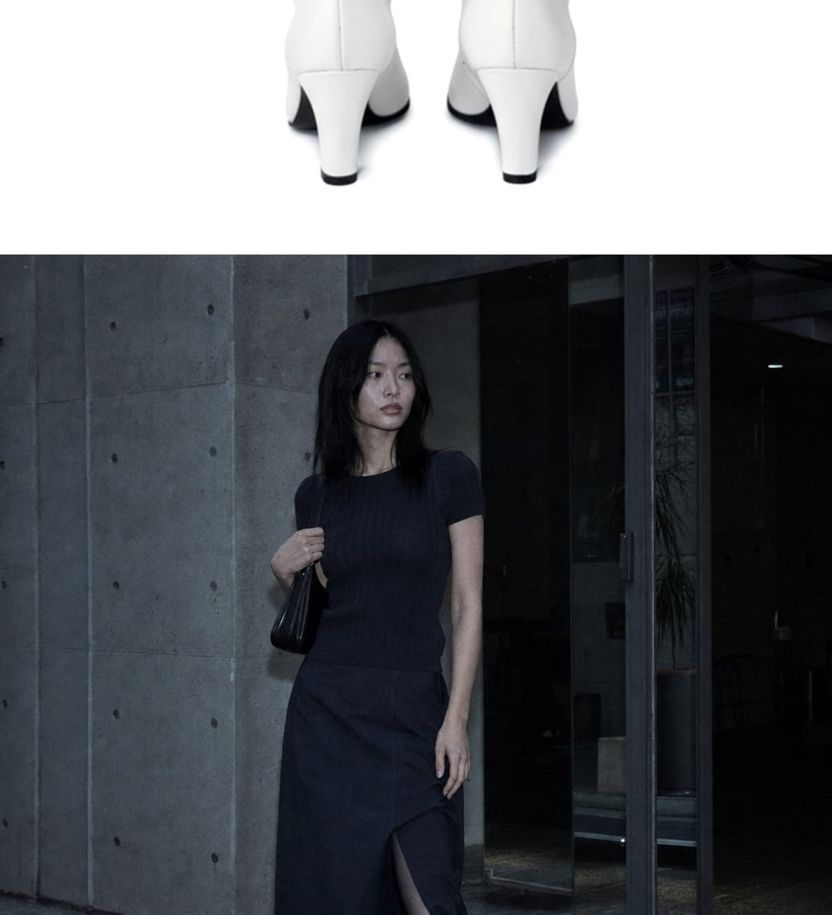 Classic Calf Boots Ivory 상세