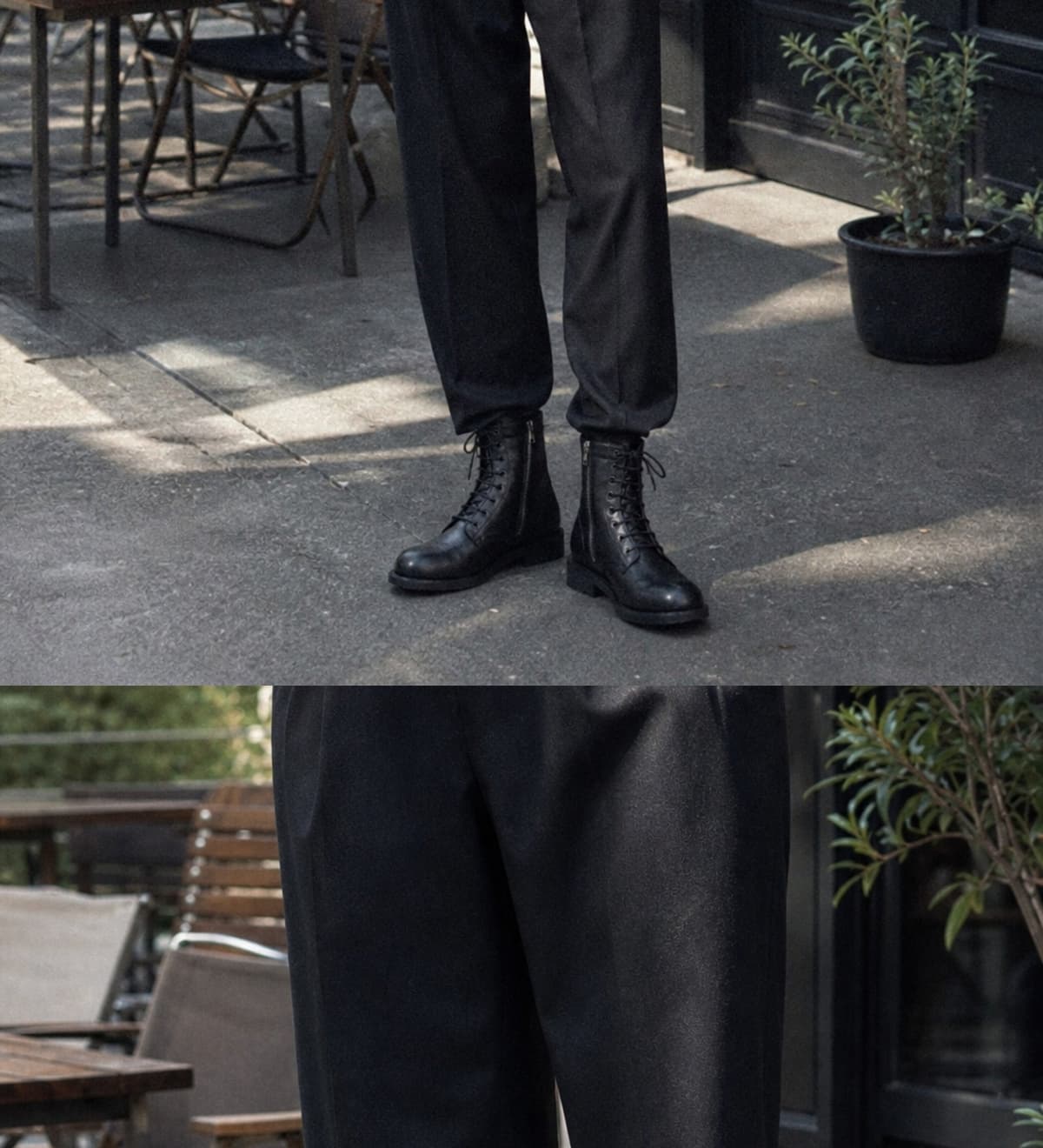 Combat Boots Blacknoir18 상세
