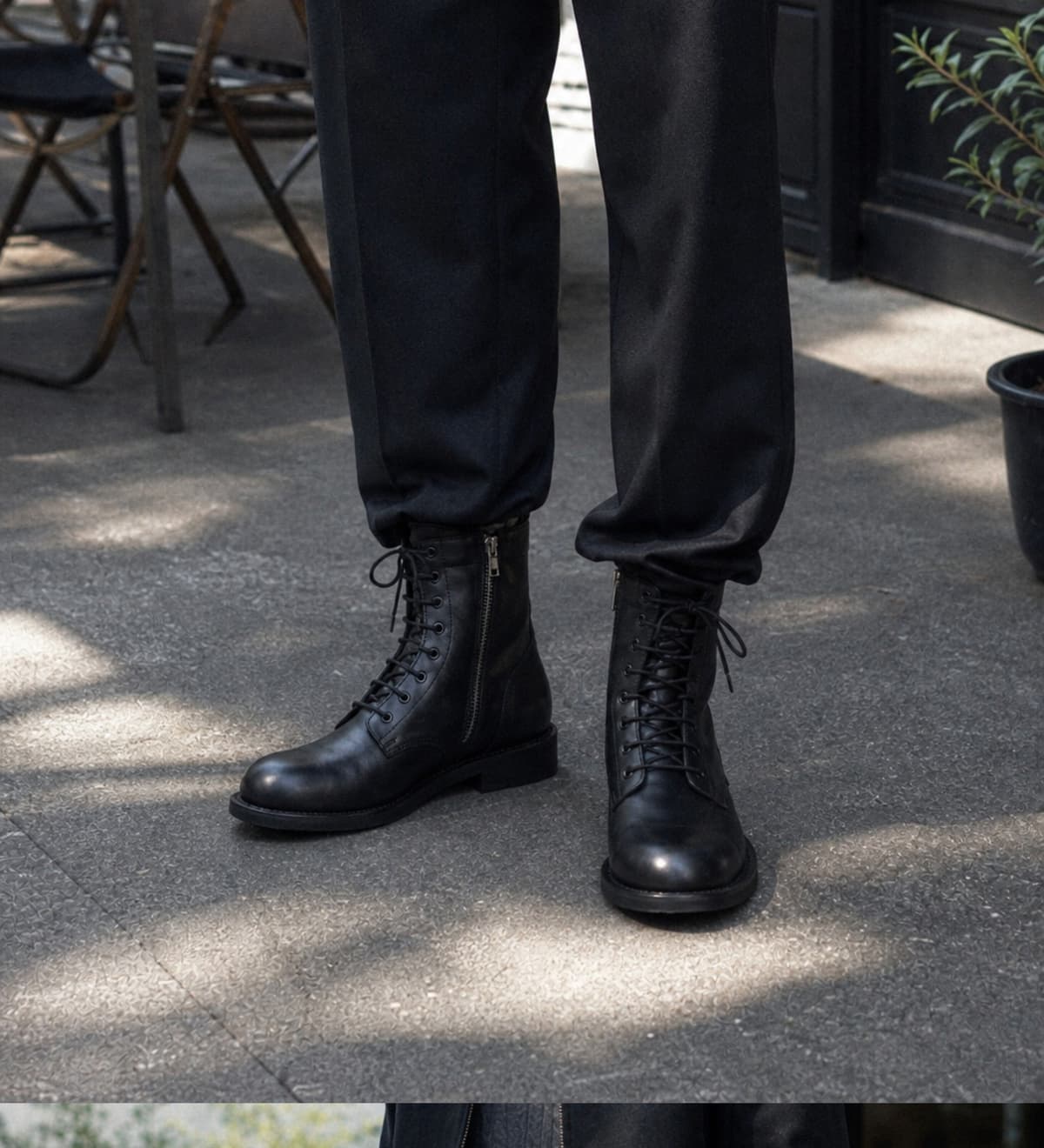 Combat Boots Blacknoir18 상세