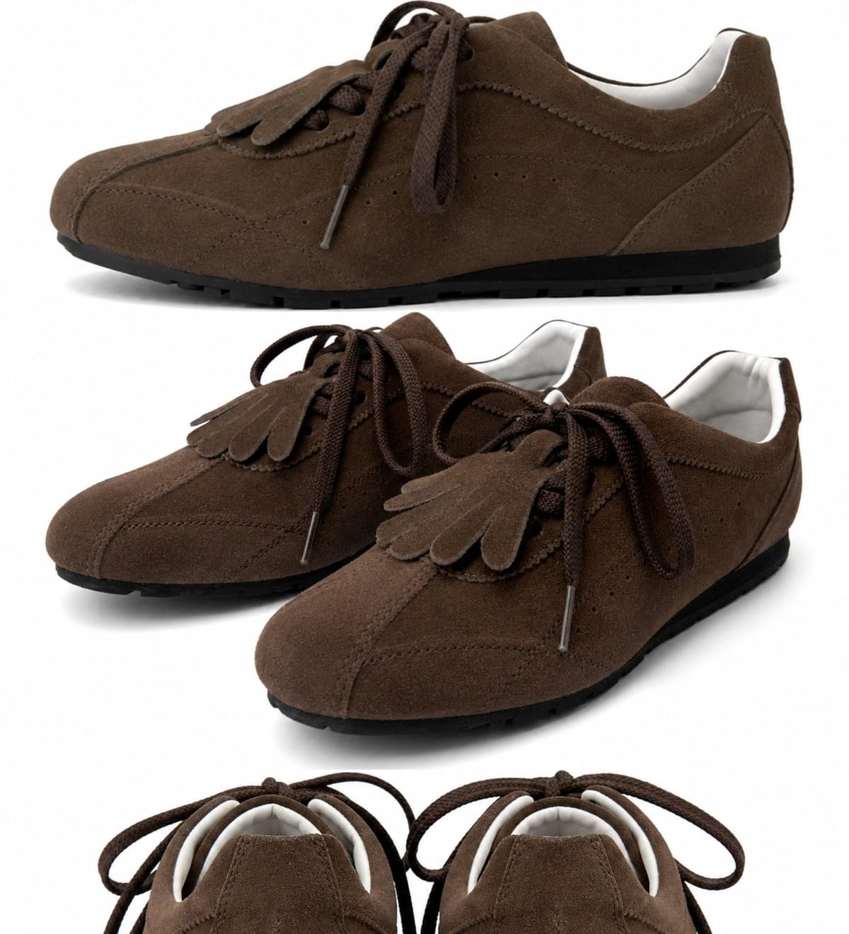 Essential Fringe Moccasin Brown 상세