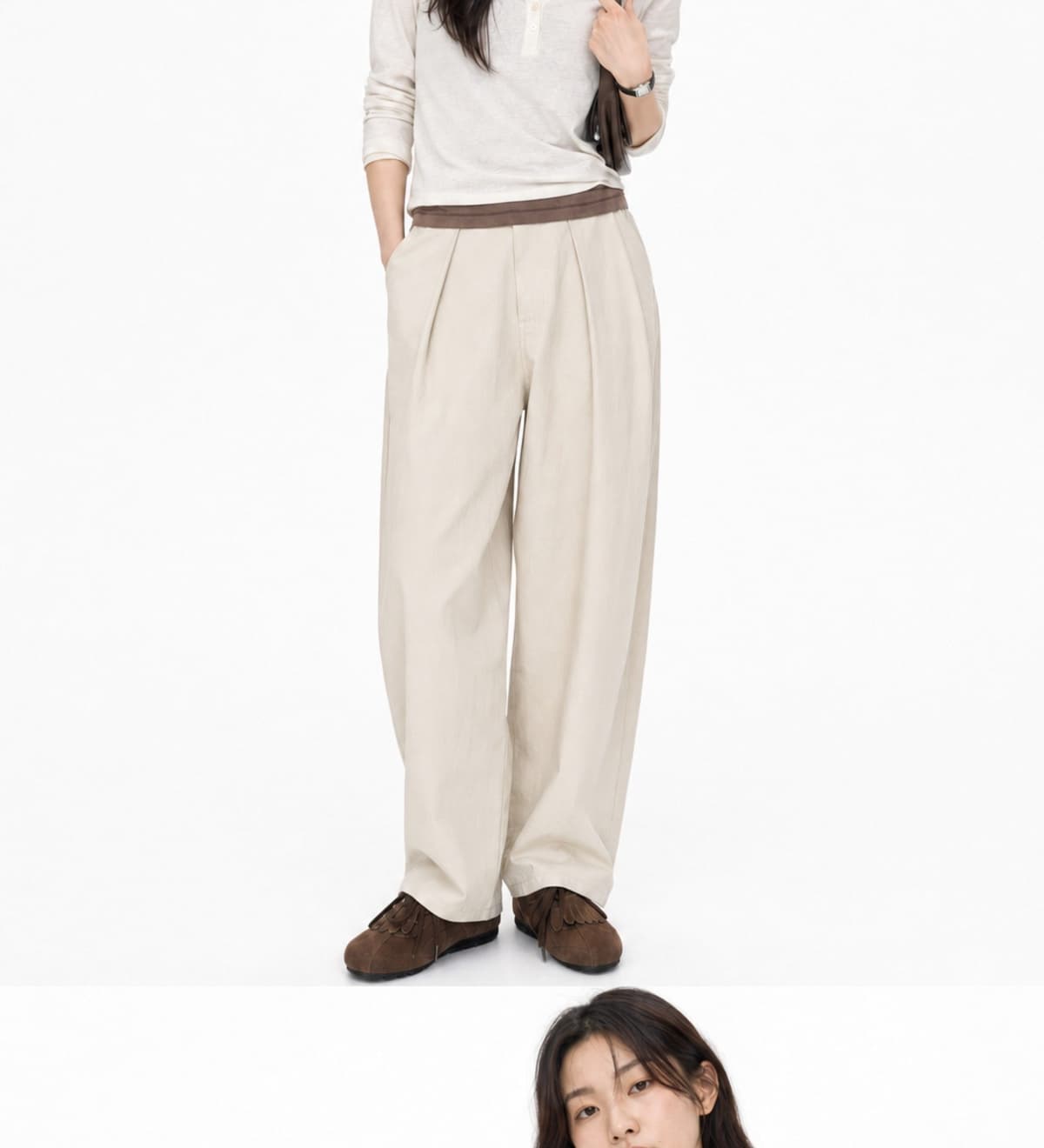 Essential Fringe Moccasin Brown 상세