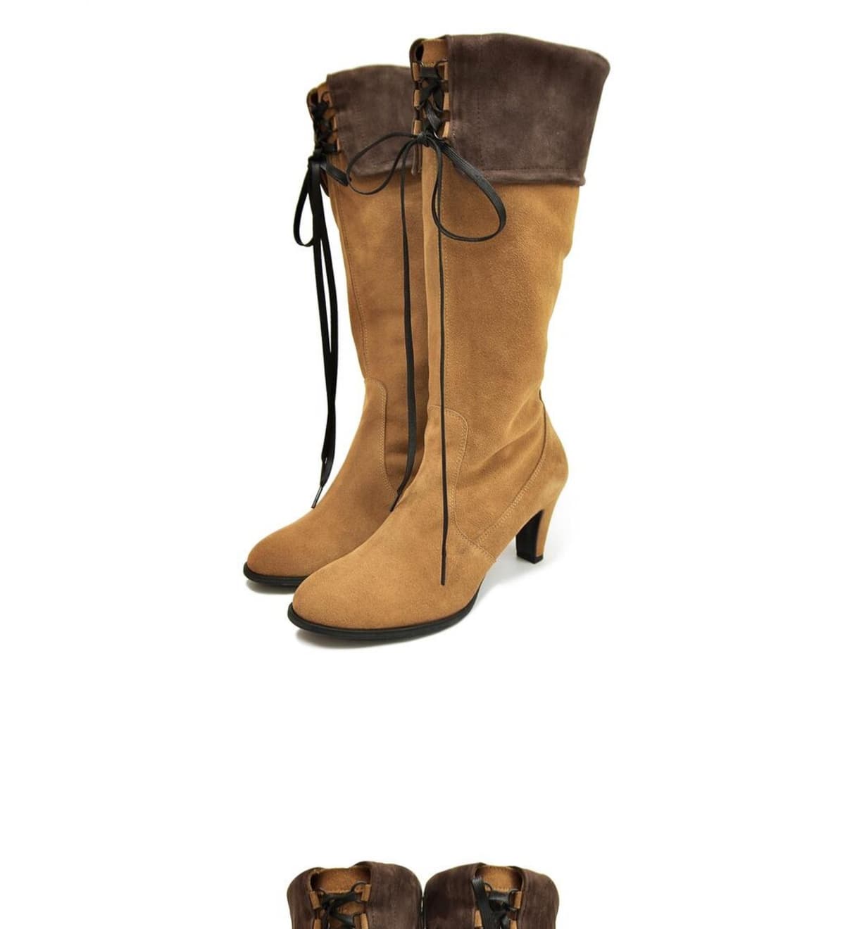 Origin Hidden Laceup Boots Brown 상세