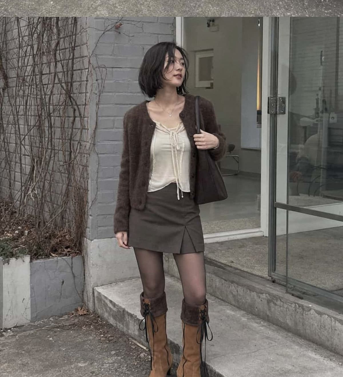 Origin Hidden Laceup Boots Brown 상세