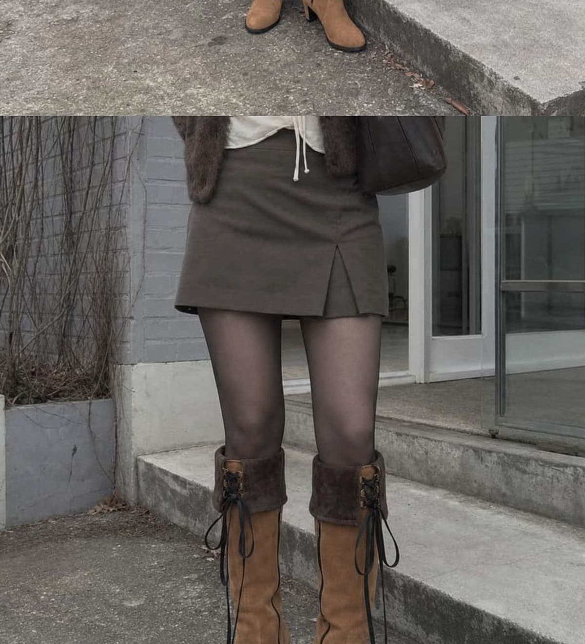 Origin Hidden Laceup Boots Brown 상세