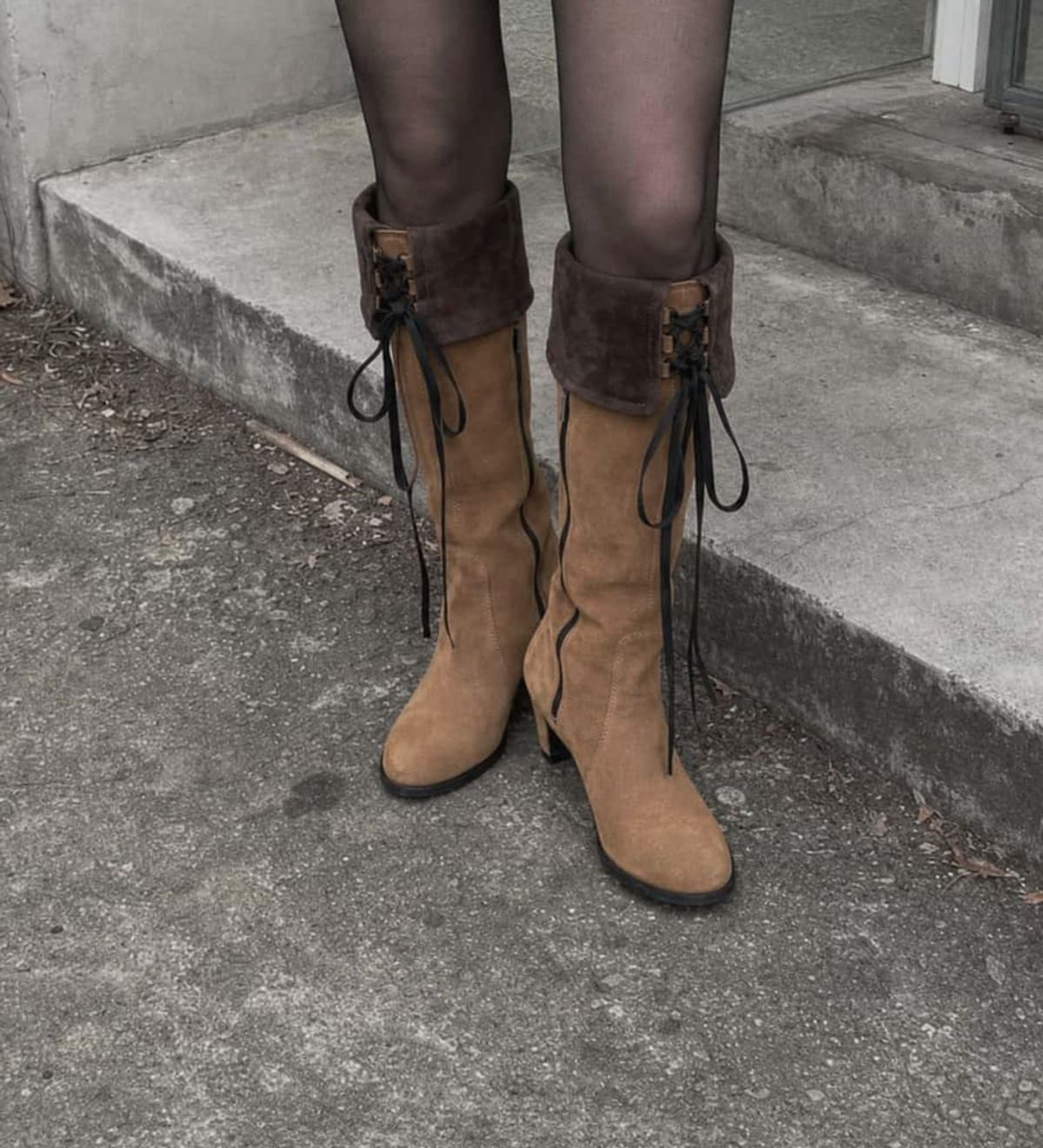 Origin Hidden Laceup Boots Brown 상세