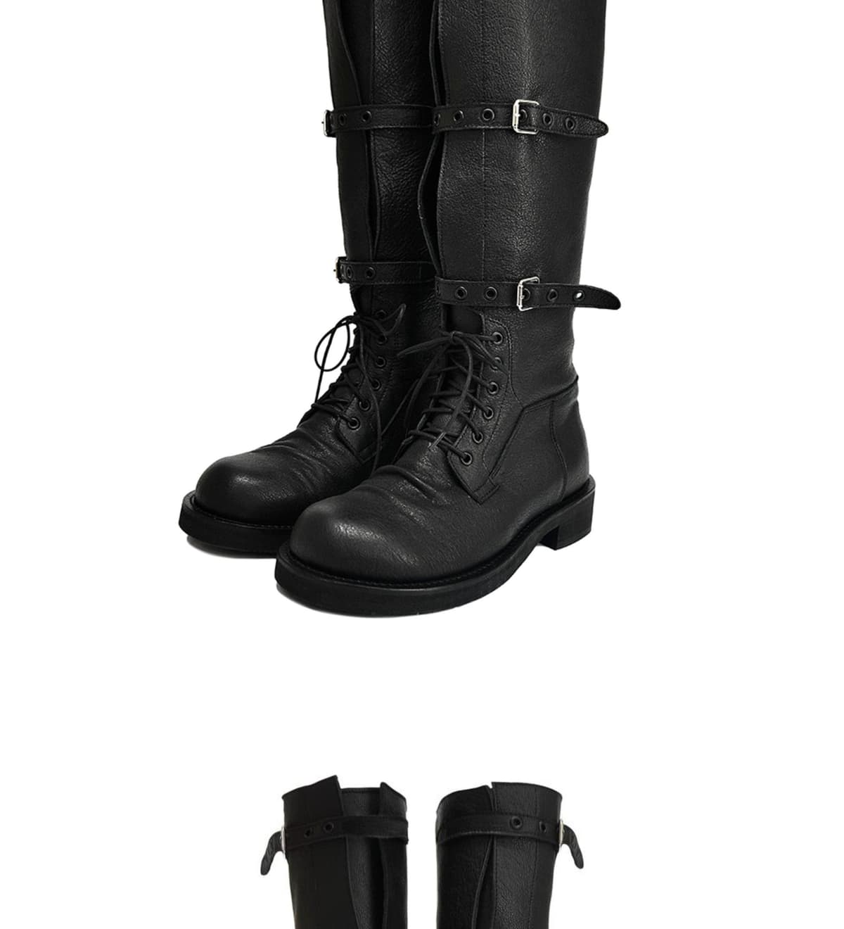 Origin Step Strap Boots Black 상세