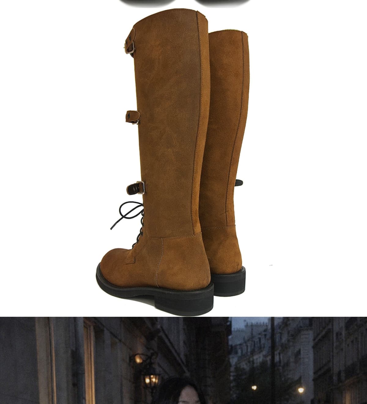 Origin Step Strap Boots Brown 상세