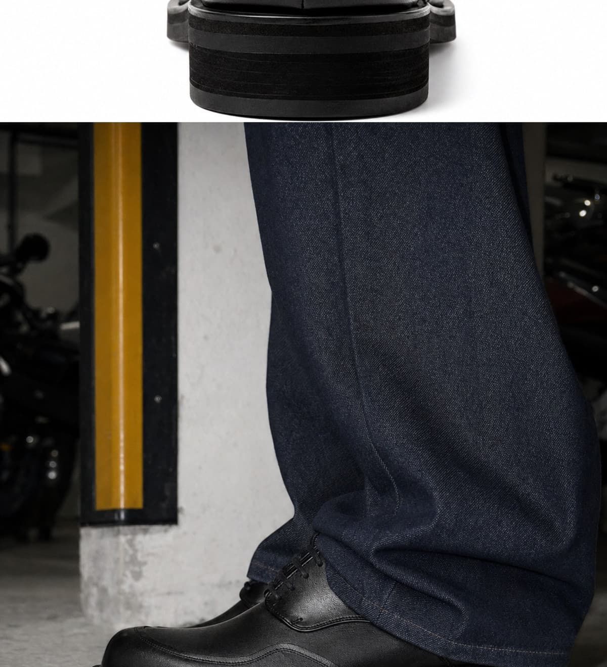 Split Apron Derby Blacknoir15 상세