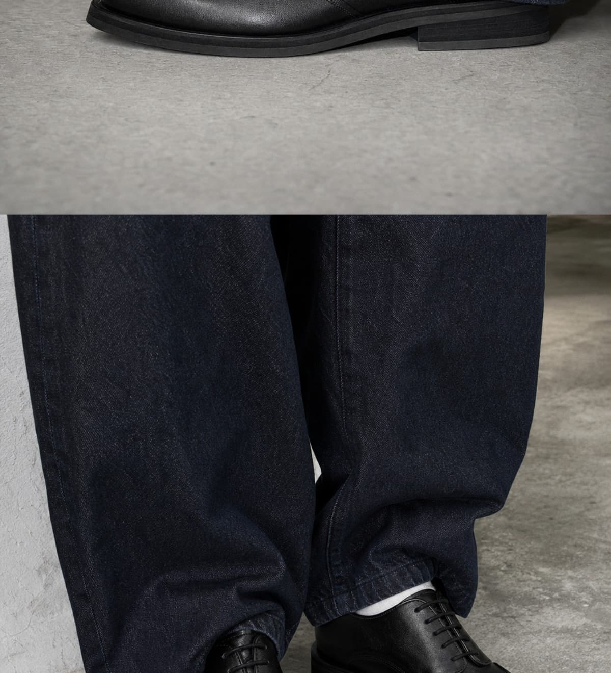 Split Apron Derby Blacknoir15 상세