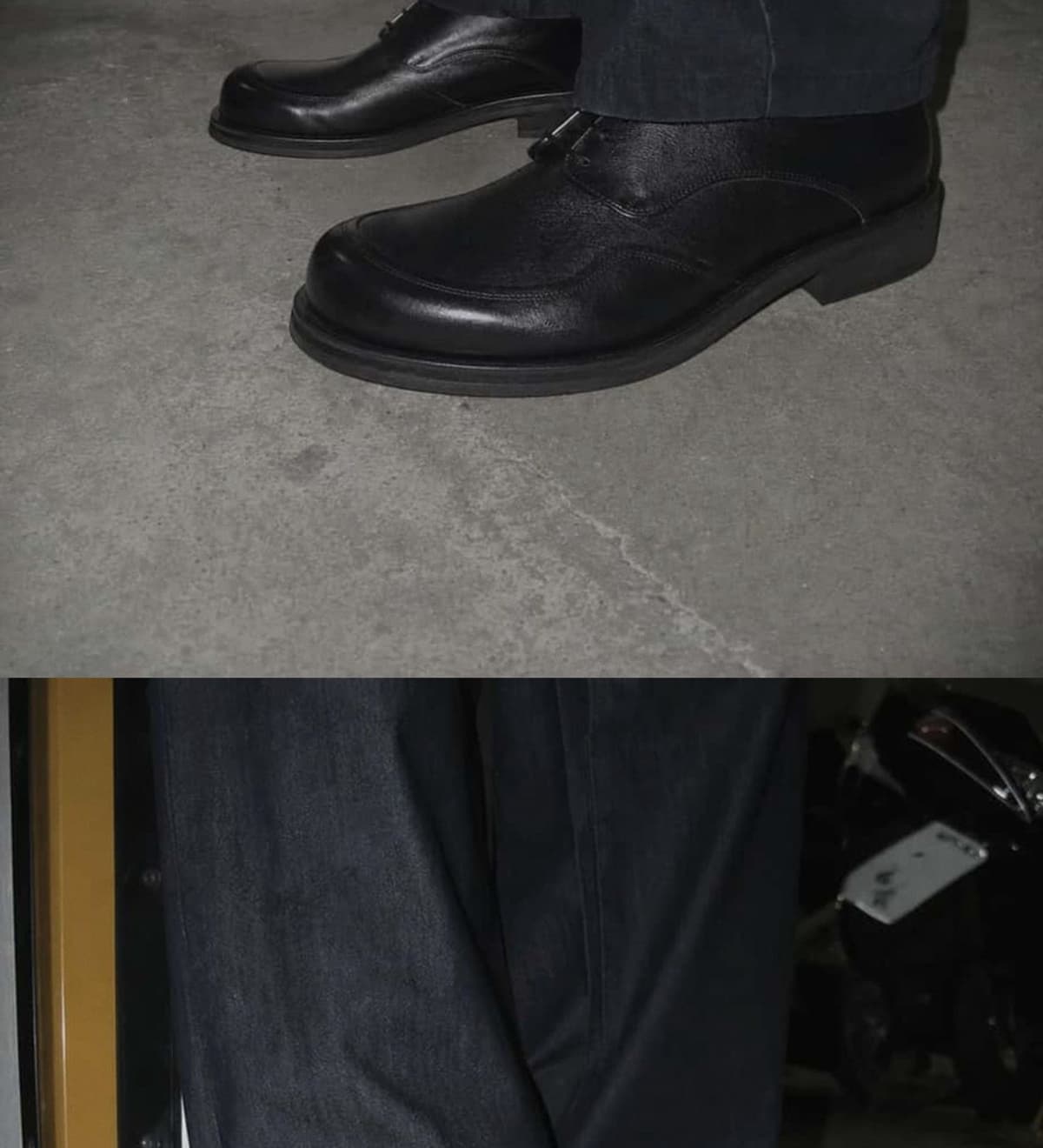 Split Apron Derby Blacknoir15 상세