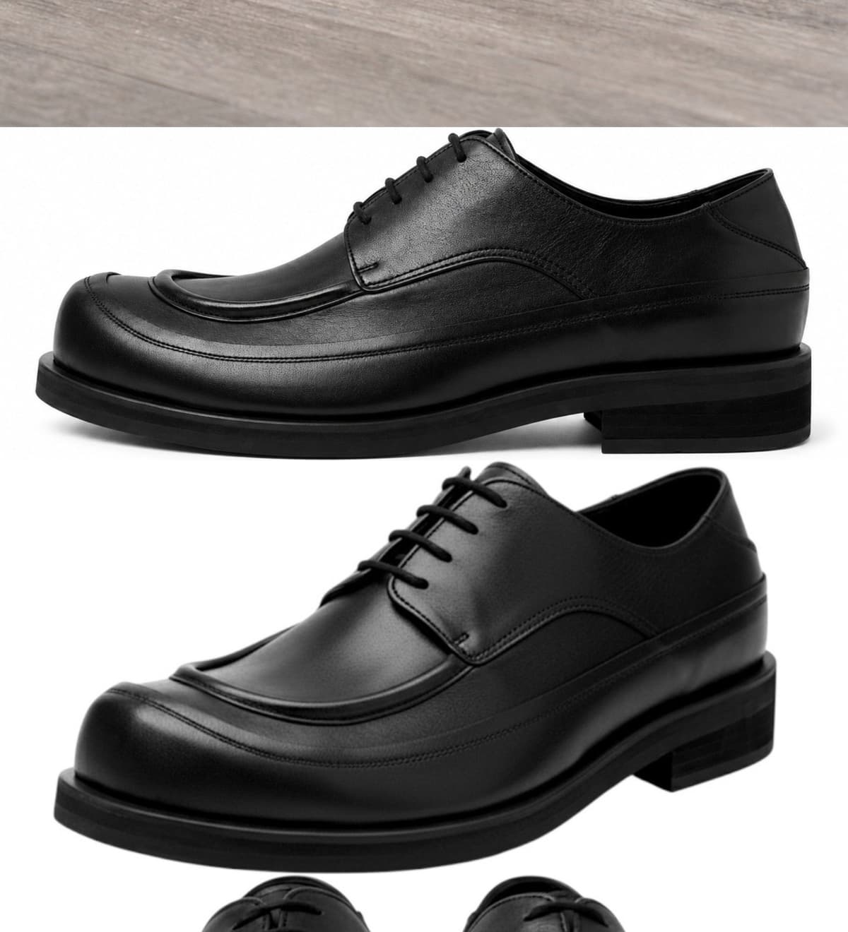Square Apron Derby Blacknoir17 상세