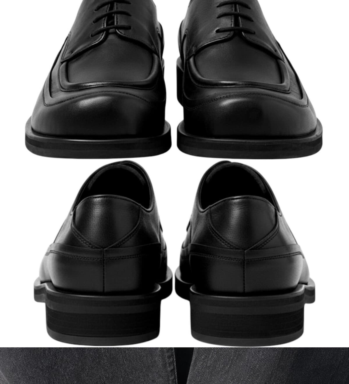 Square Apron Derby Blacknoir17 상세