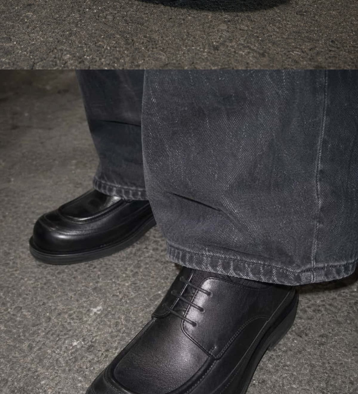 Square Apron Derby Blacknoir17 상세