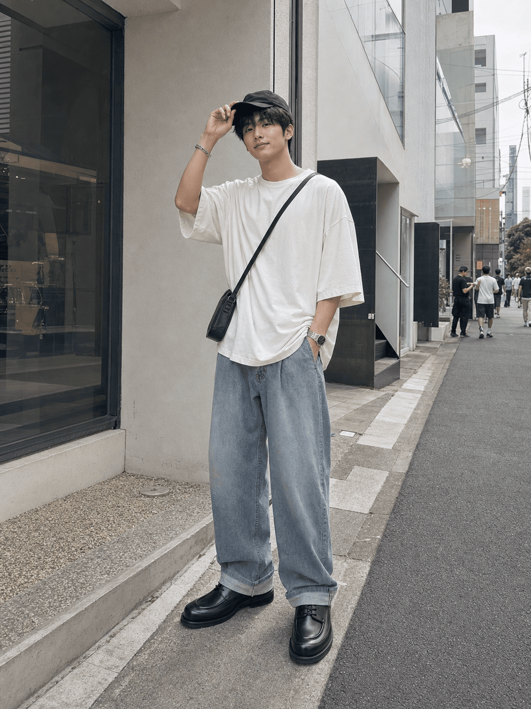 Square Apron Derby Blacknoir17 main