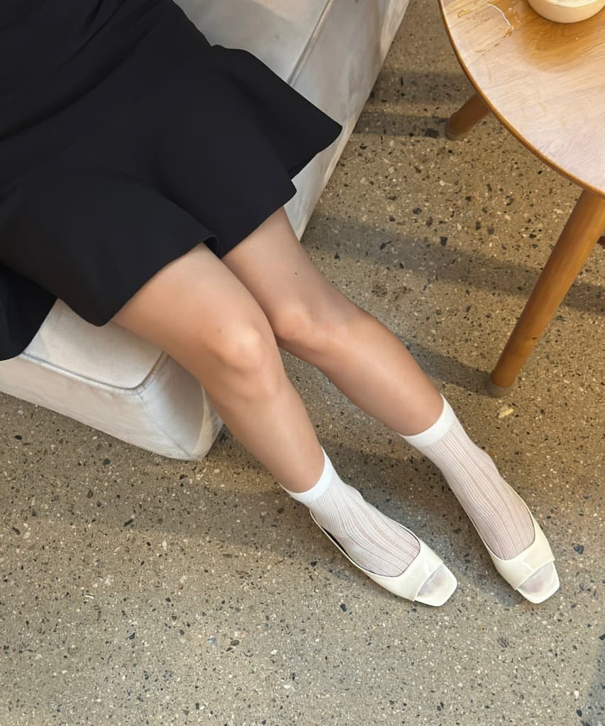 Nomad Heel Ivory styling