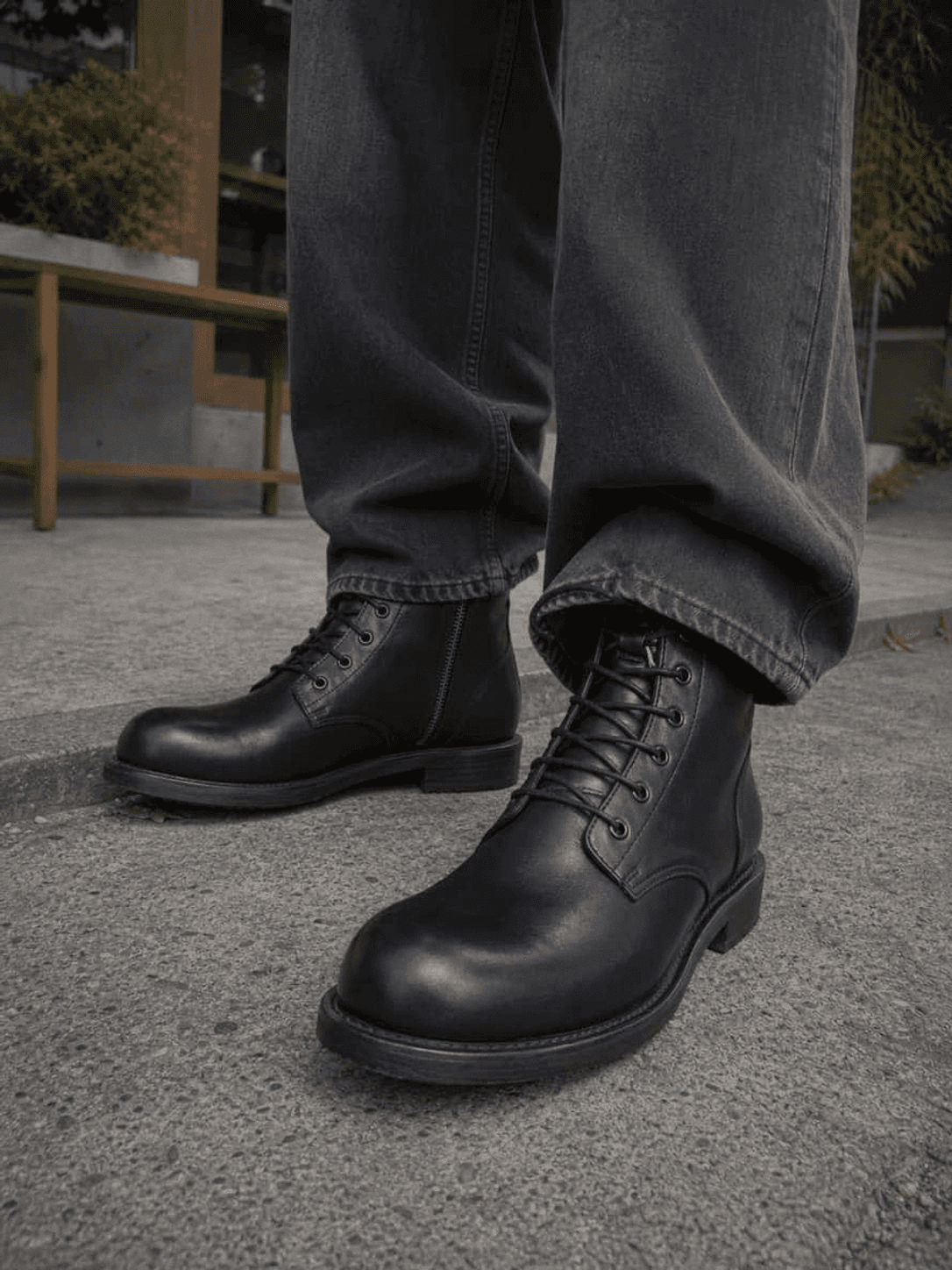 Combat Boots Blacknoir18 styling