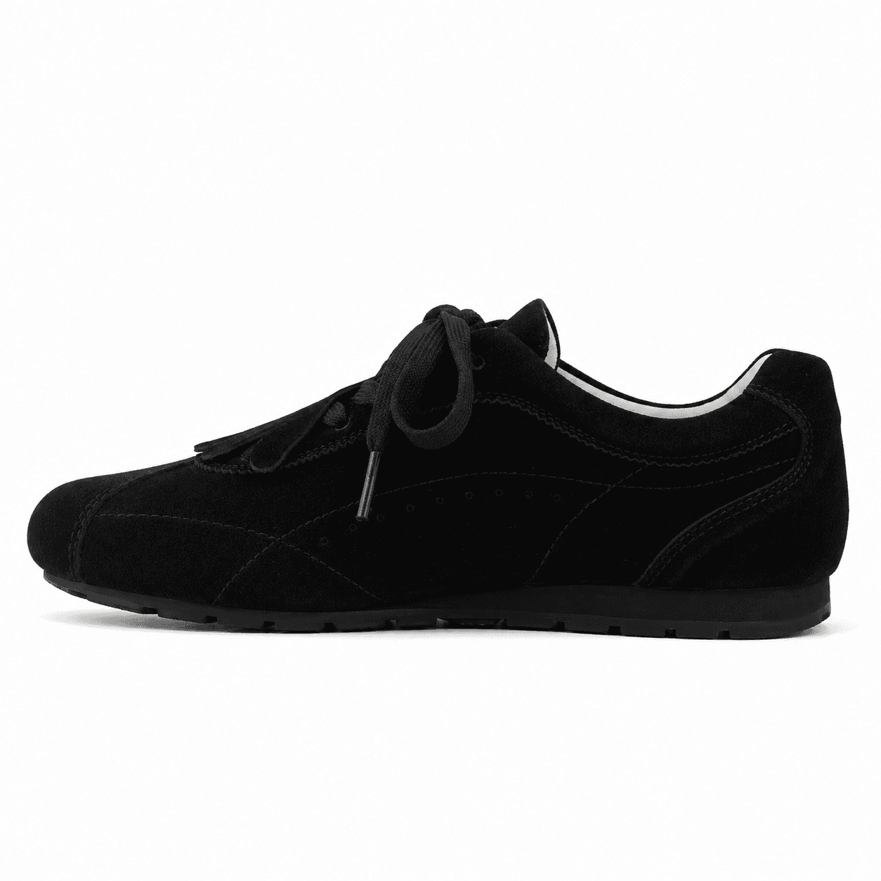 Essential Fringe Moccasin Black main