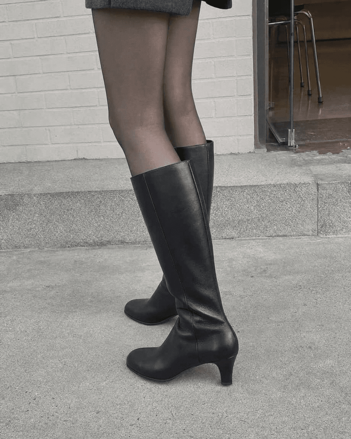 Classic Calf Boots Black styling